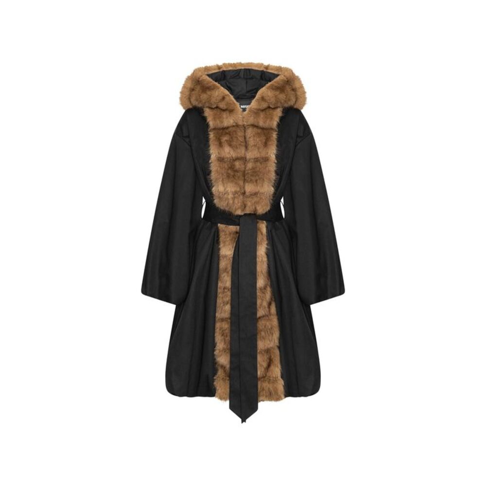 Rotate Black Coats - Faux Fur Coats Women